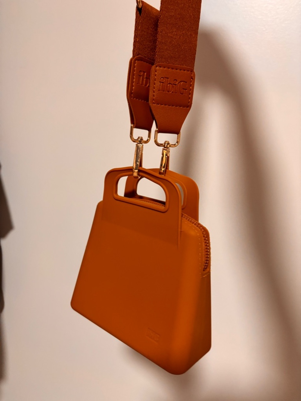 Women’s Brown Crossbody Tote Bag with Detachable Strap